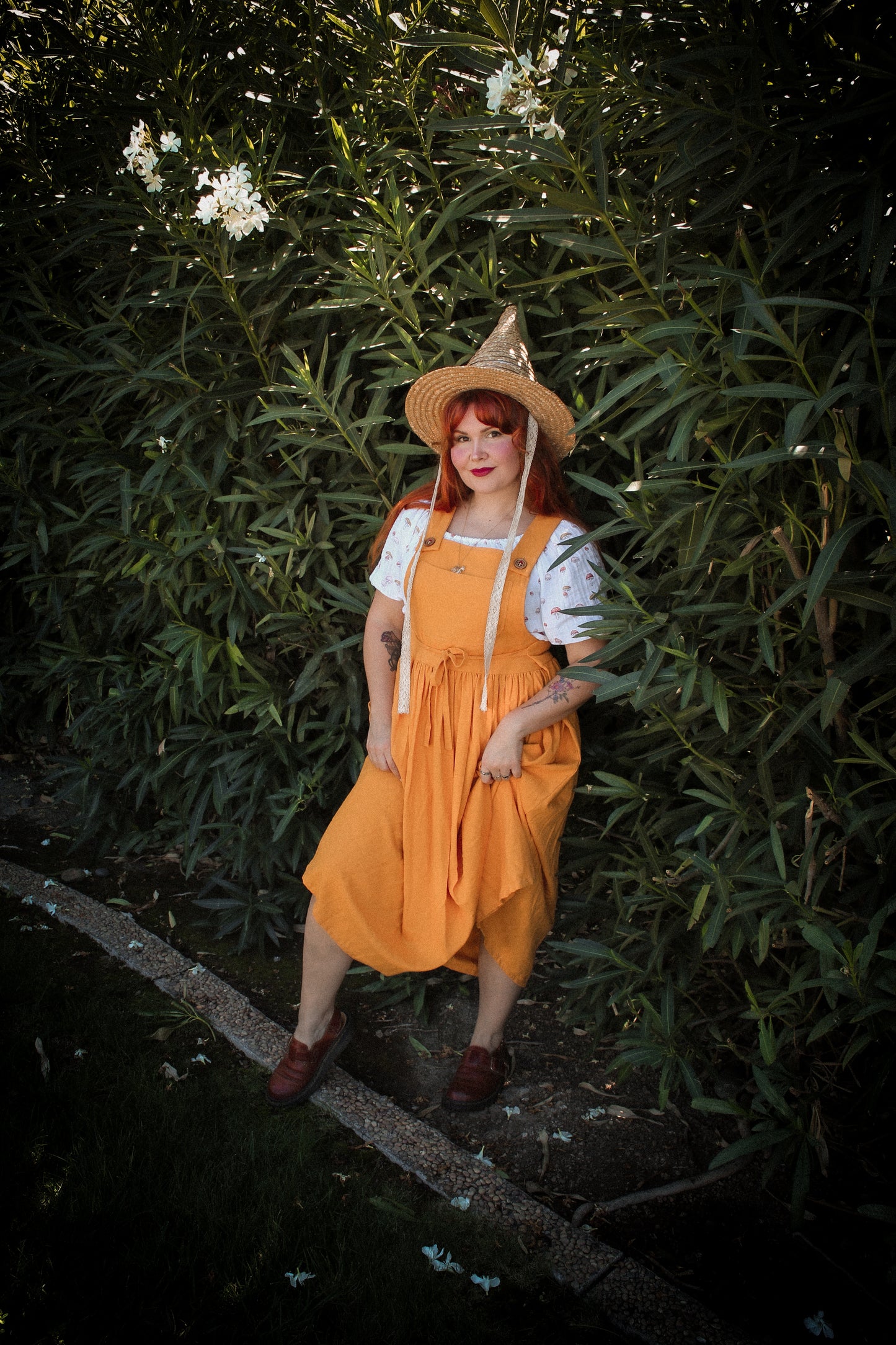 Myrtle Apron wrap dress pinafore