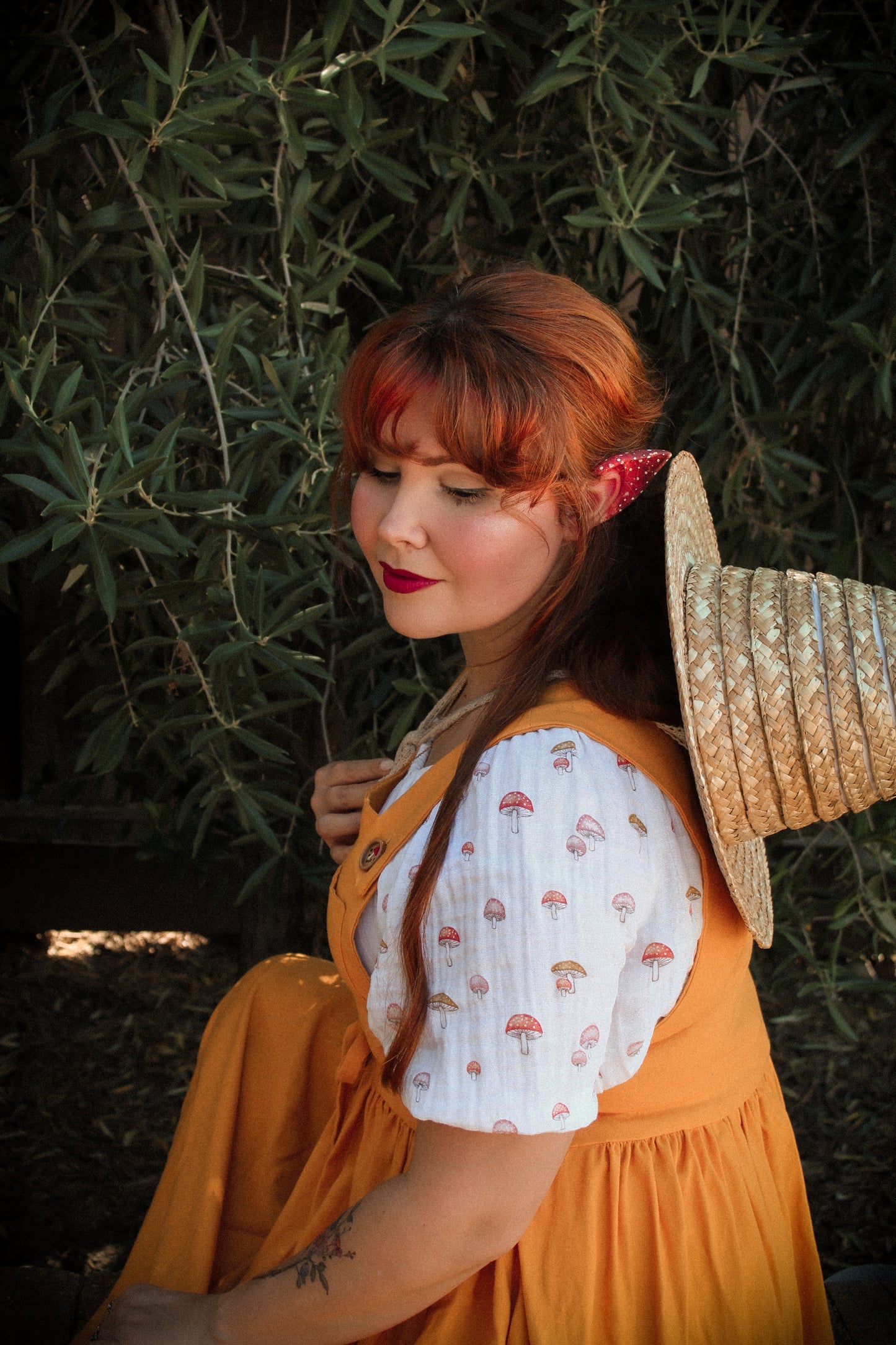 Myrtle Apron wrap dress pinafore