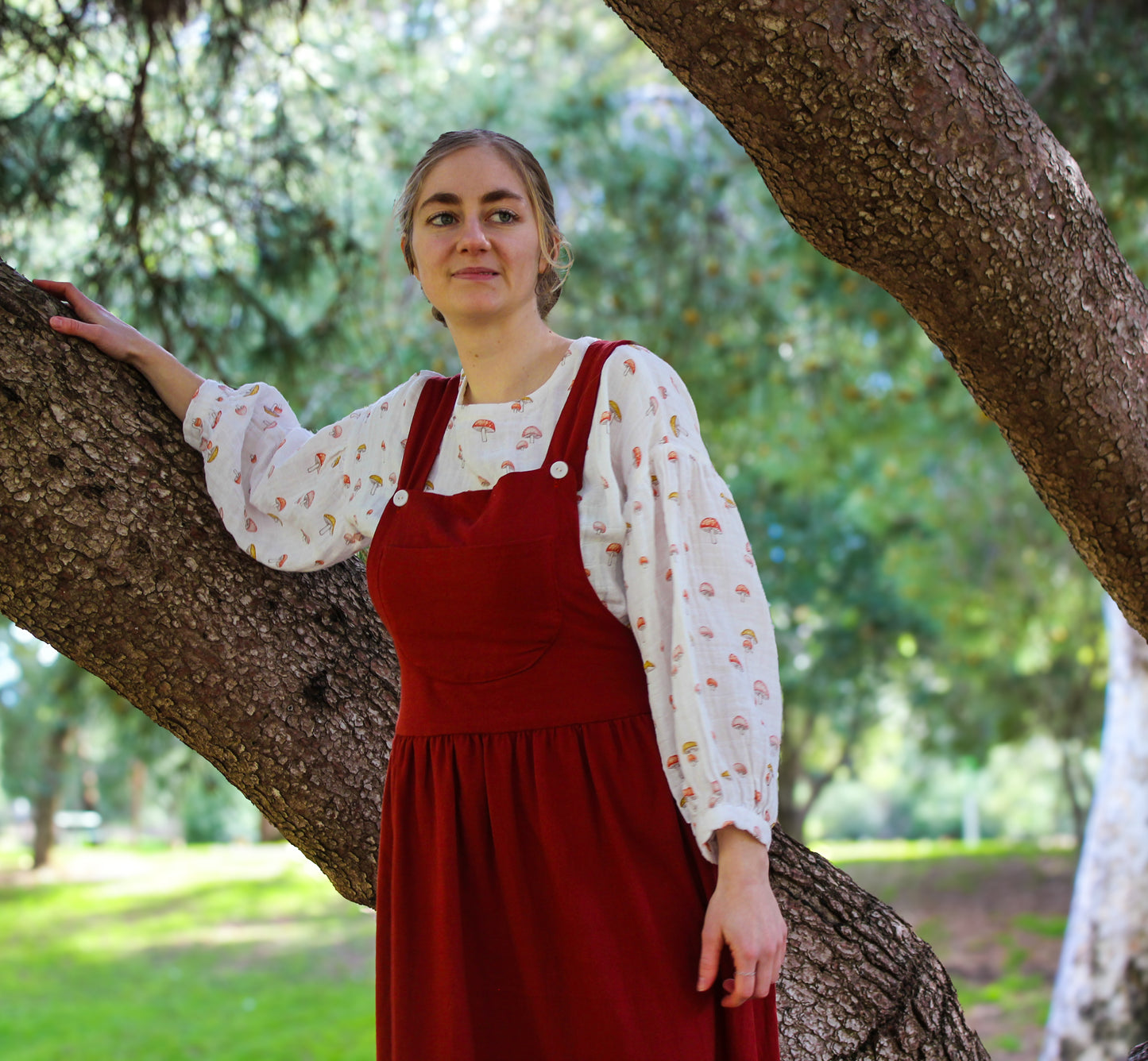 Myrtle Apron wrap dress pinafore
