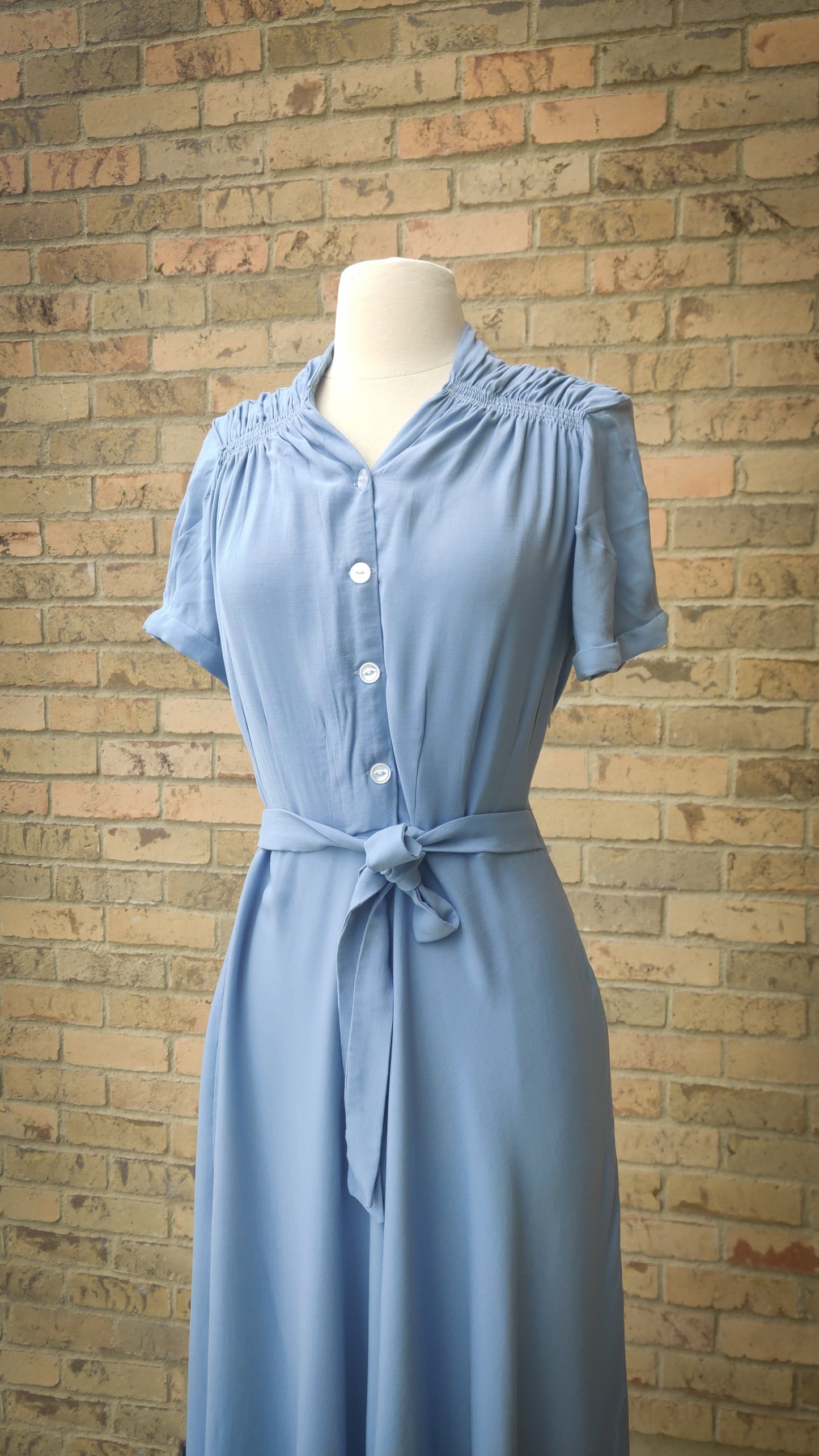 "Katnip" dress 1930s depression era katniss reaping inspired