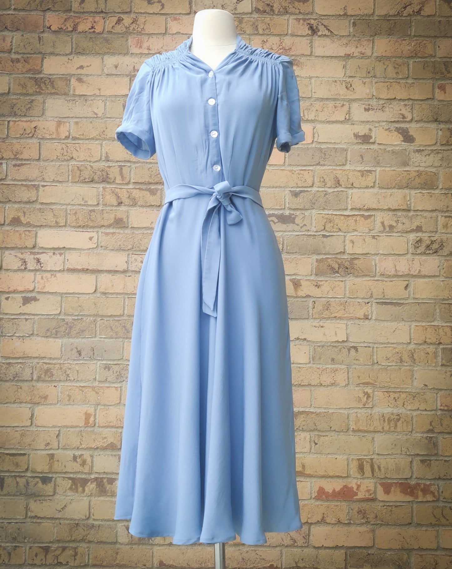 "Katnip" dress 1930s depression era katniss reaping inspired