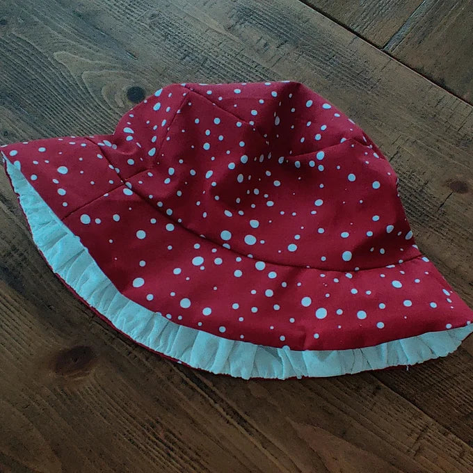 Red Mushie mushroom bucket hat